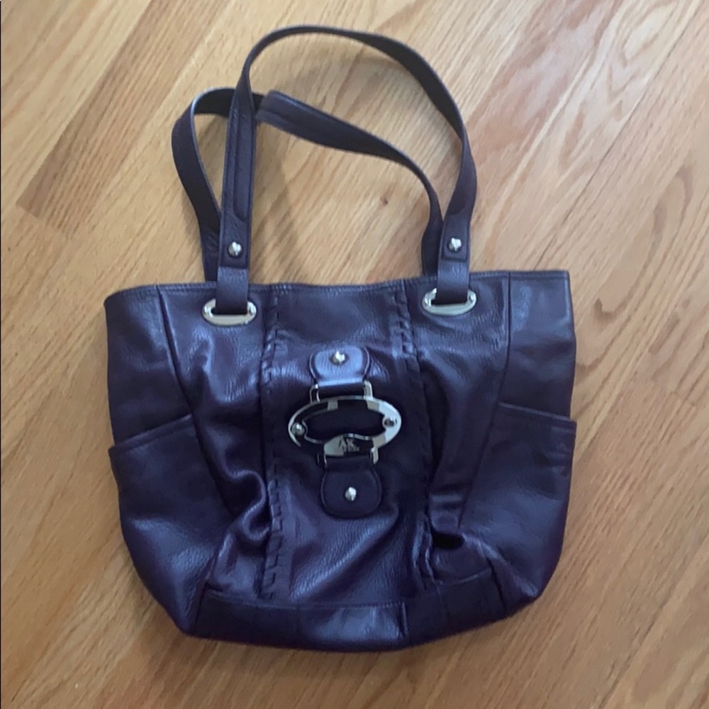 Anne Klein eggplant bag
